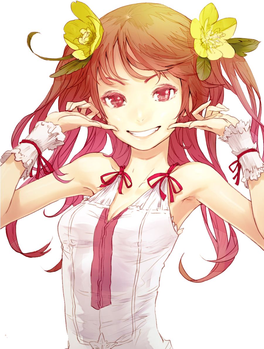 Anime Clip Art - Anime Girl Happy Render (900x1275), Png Download