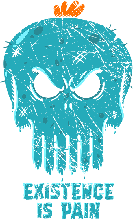 Existence Is Pain By Paulsimic - Poster (600x758), Png Download