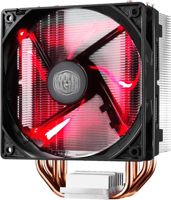 Hyper 212 Led, 160mm Height, 150w Tdp, Copper/aluminum - Cpu Cooler (700x700), Png Download