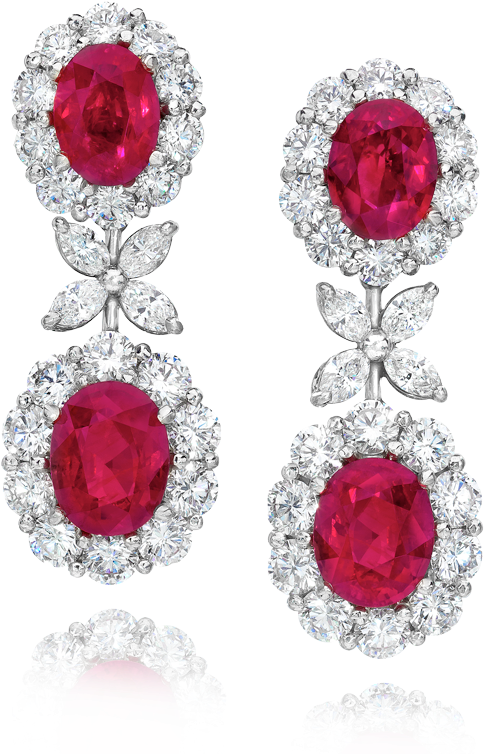 Ruby - Earrings (800x800), Png Download