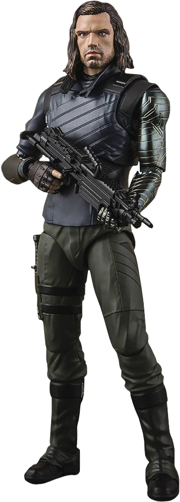 Avengers - Sh Figuarts Infinity War Bucky (363x1014), Png Download