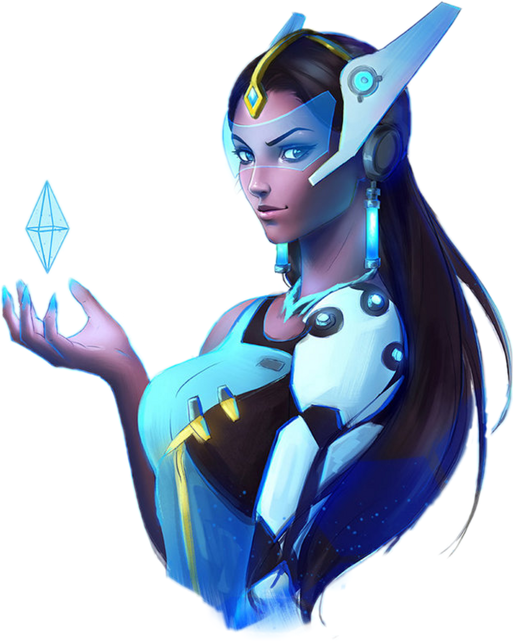 Reportar Abuso - Figure Skater Symmetra Art (1024x1281), Png Download