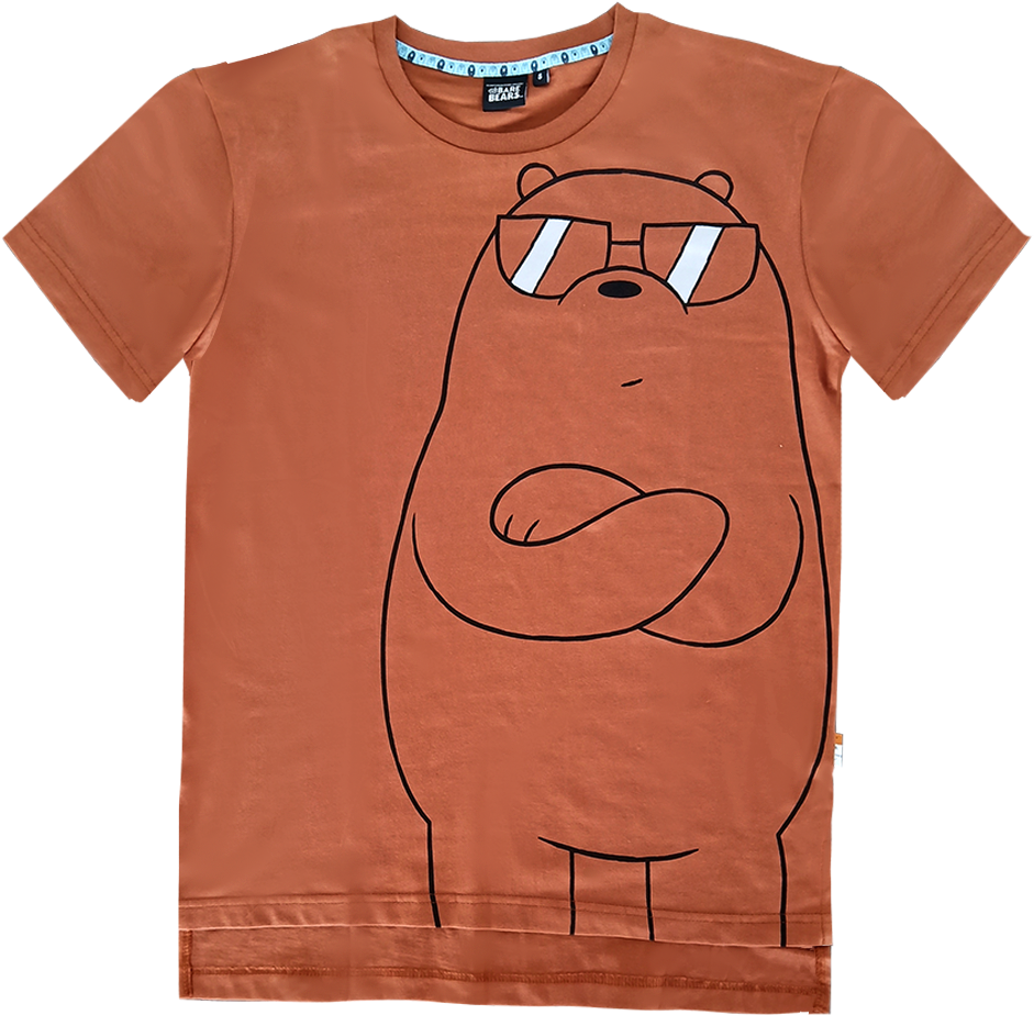 We Bare Bears Unisex Graphic T-shirt (1260x1260), Png Download