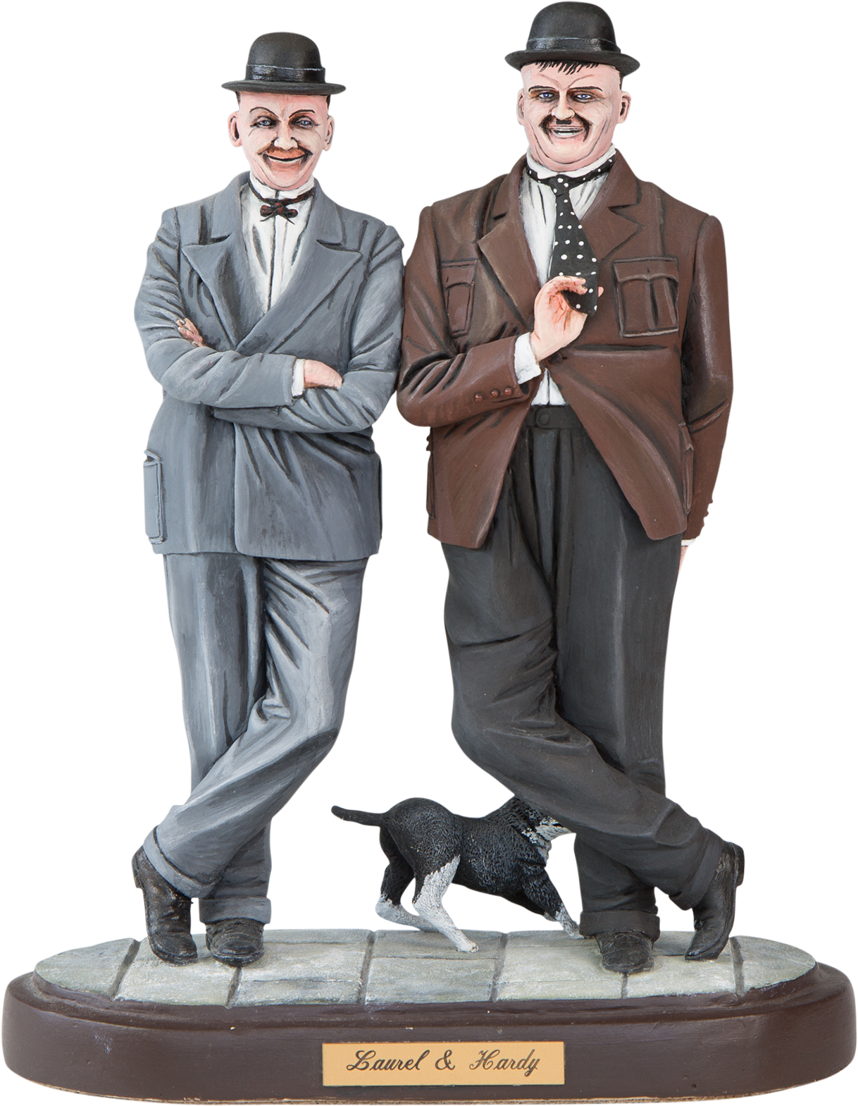1237 X 1600 4 - Laurel And Hardy Sculptures (1237x1600), Png Download