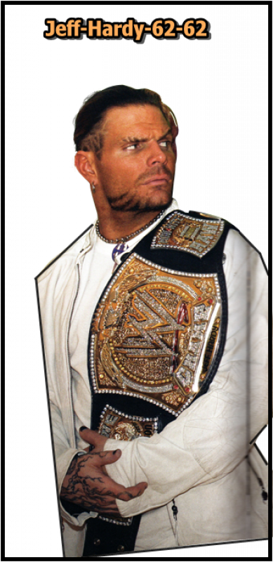 Jeff Hardy Wwe Champion (389x800), Png Download