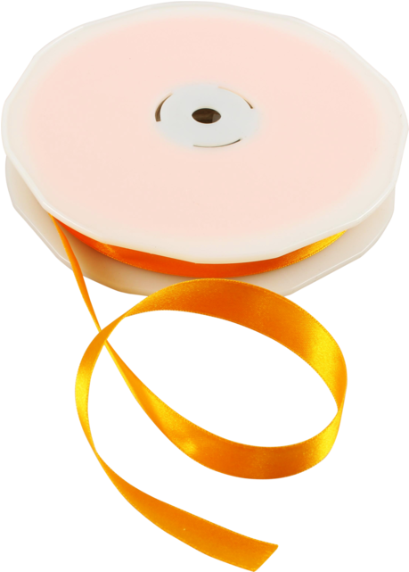 Ribbon, 16mm, 50m, Orange - Circle (640x640), Png Download