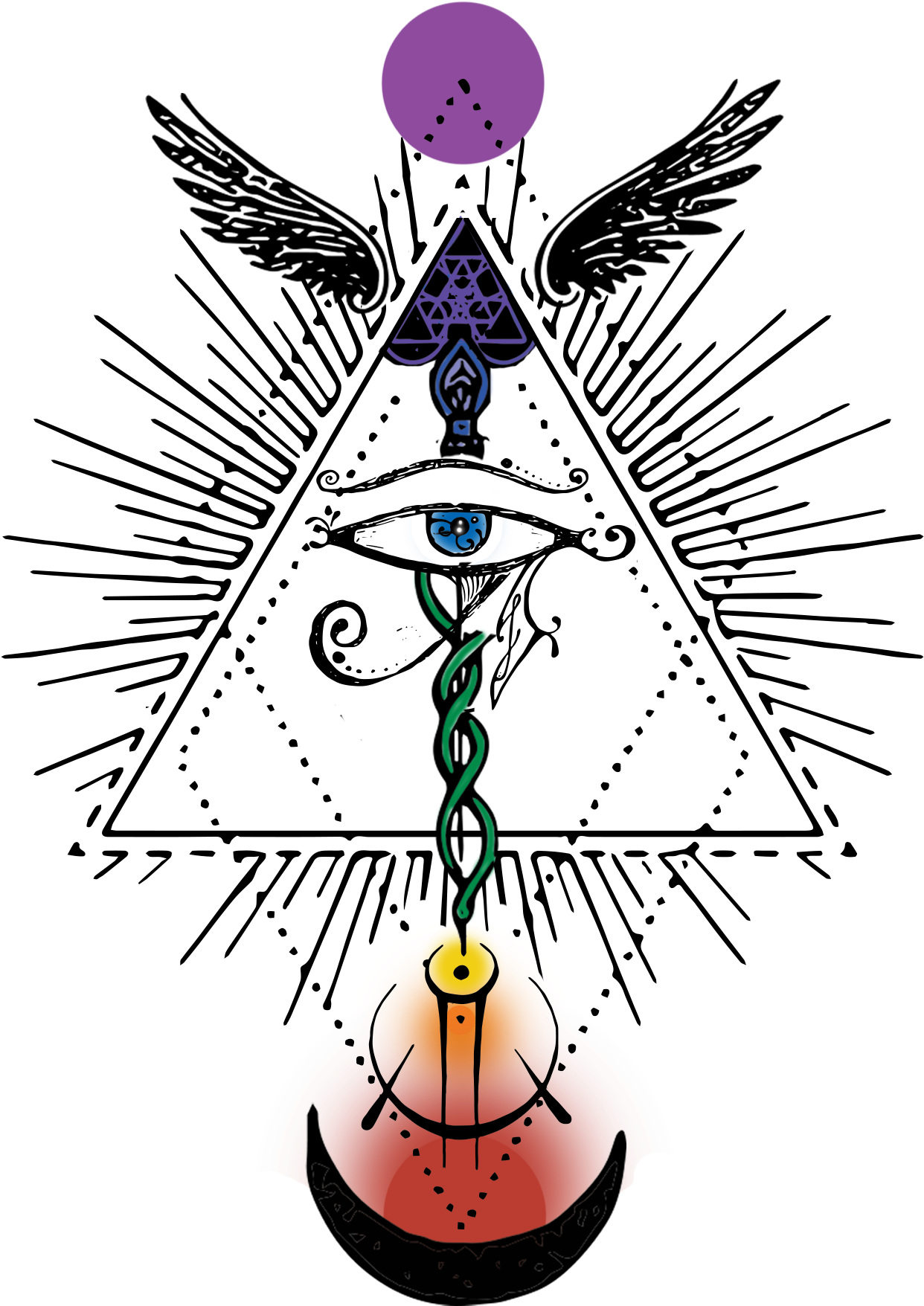 Divine Soul - Illustration (2400x2400), Png Download