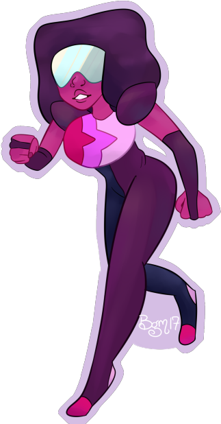 Some Garnet/rupphire Stickers I Made Today (500x618), Png Download