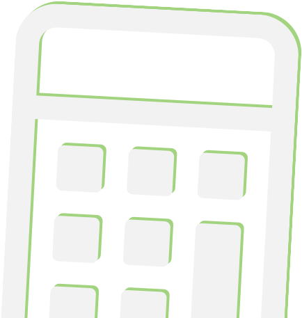 Large Green Calculator Icon - Калькулятор (540x660), Png Download