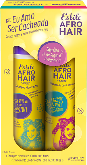 Afrohair Shampoo And Conditioner 300ml (600x600), Png Download