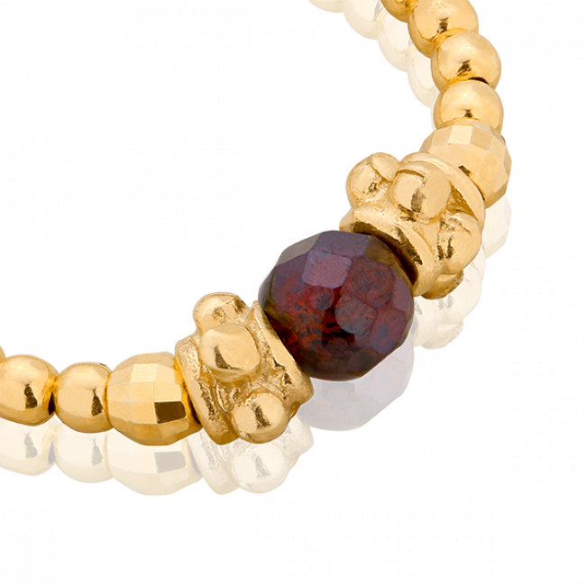 Ring With Garnet - Bead (650x650), Png Download