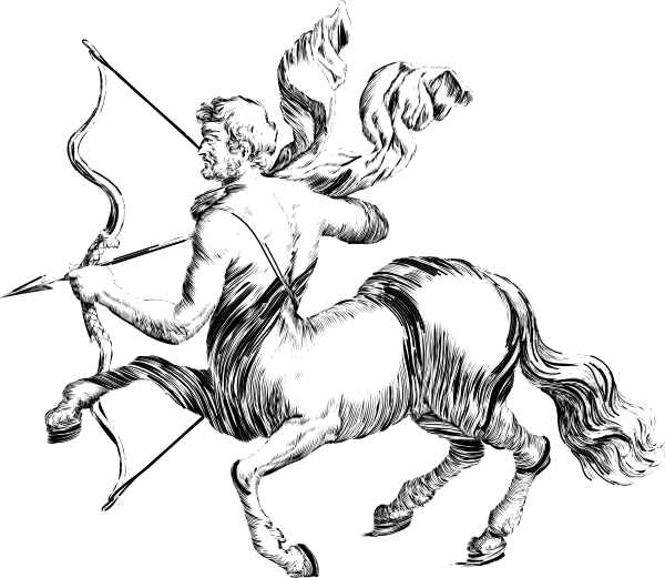 600 X 521 19 - Sagittarius (600x521), Png Download