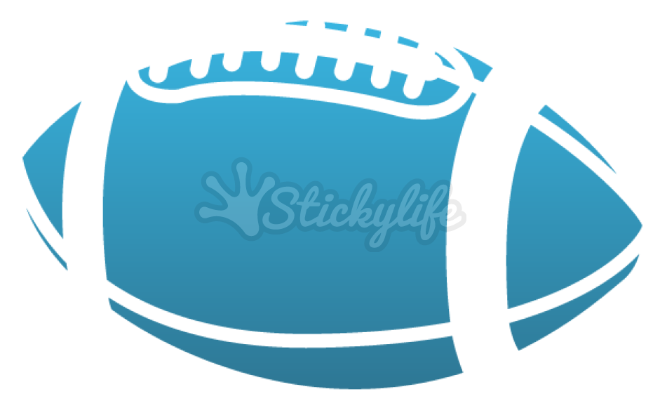 Football Car Magnet - Powder Puff Pink Football (940x587), Png Download