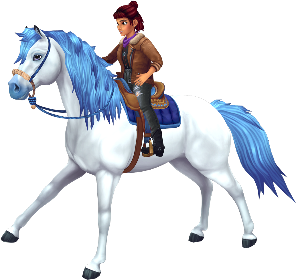 Lisa & Starshine - Lisa Peterson Star Stable (1116x1080), Png Download