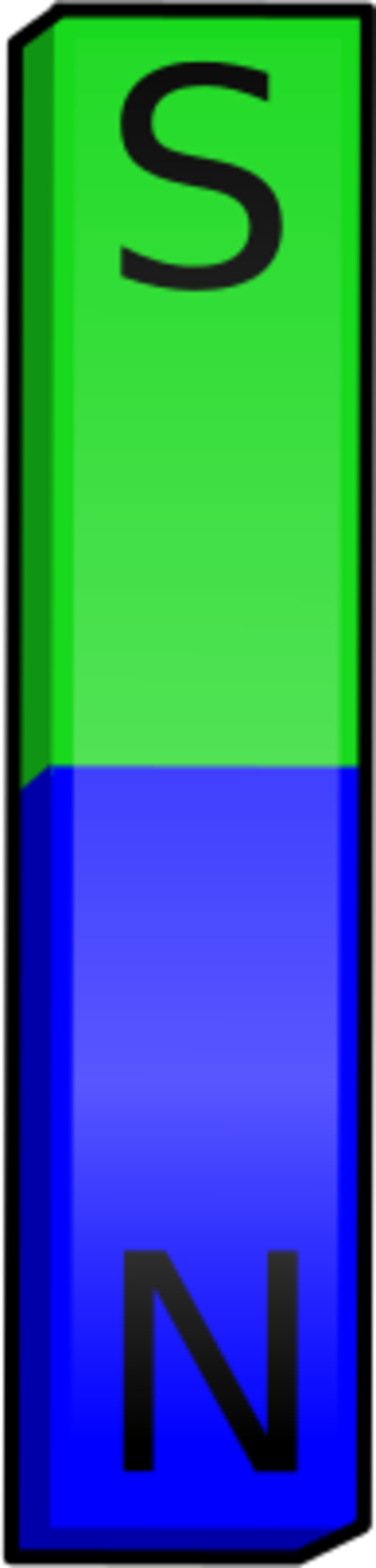 Bar Magnet Clip Art - Flag (600x2499), Png Download