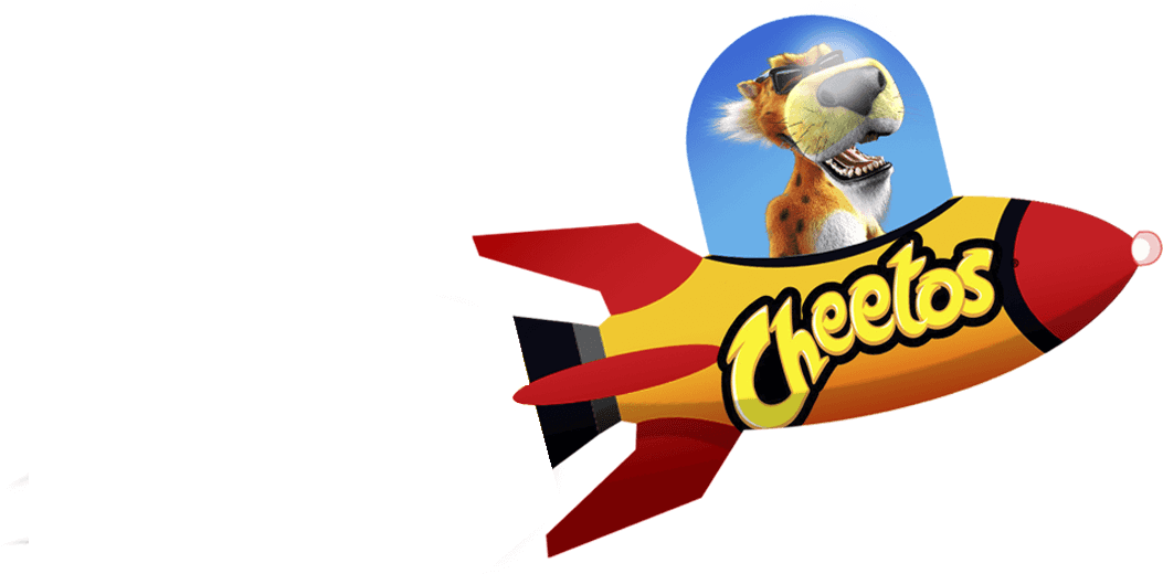 Cheetos Flaming Hot Cheeteorites Logo (1801x540), Png Download