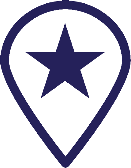 Locally Owned - Black Star In Circle Logo (560x560), Png Download