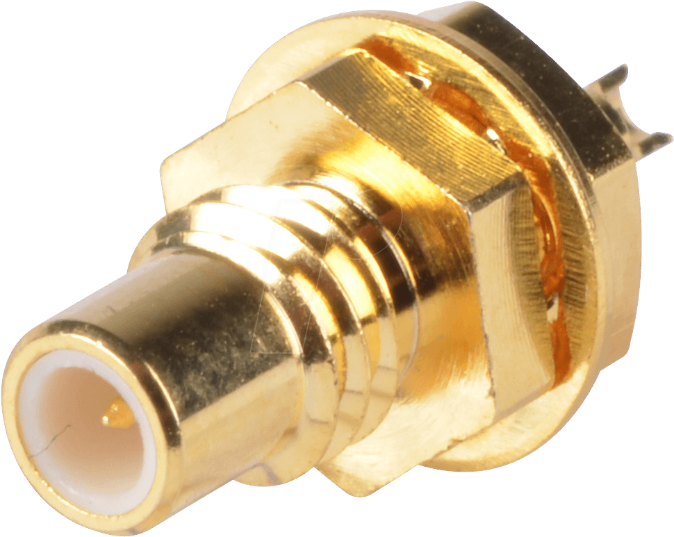 Smc Einbaubuchse, Gold Plated Frei - Electrical Connector (1020x812), Png Download