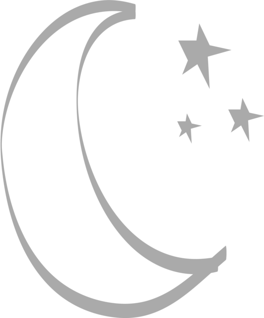 Half Moon Cartoon Png (519x624), Png Download