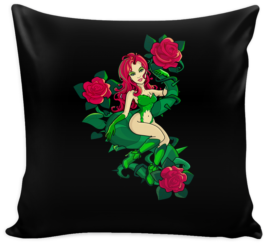 Poison Ivy Pillow Cover - Queen Was Born On January 14th (1024x1024), Png Download