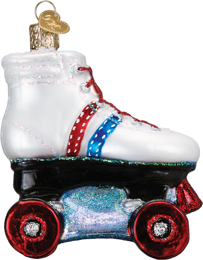 Christmas Roller Skate Png (950x950), Png Download