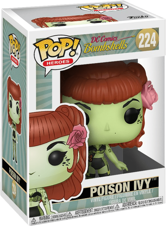 Funko Pop Dc Bombshells Poison Ivy - Funko Pop Poison Ivy (578x786), Png Download