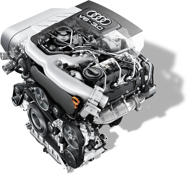 Audi Engines - Turbocharged Direct Injection (1280x720), Png Download