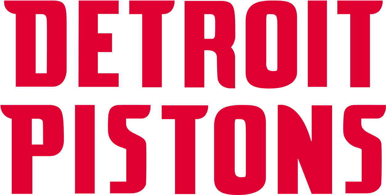 Detroit Pistons Logo Font - Detroit Pistons Concept Logo Png (1500x900), Png Download