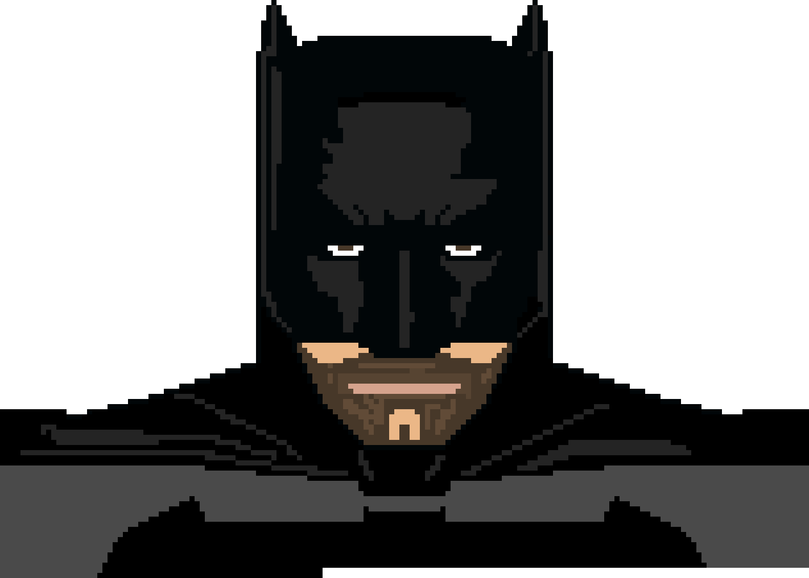 Batman From Batman V Superman - Cartoon (1580x1130), Png Download