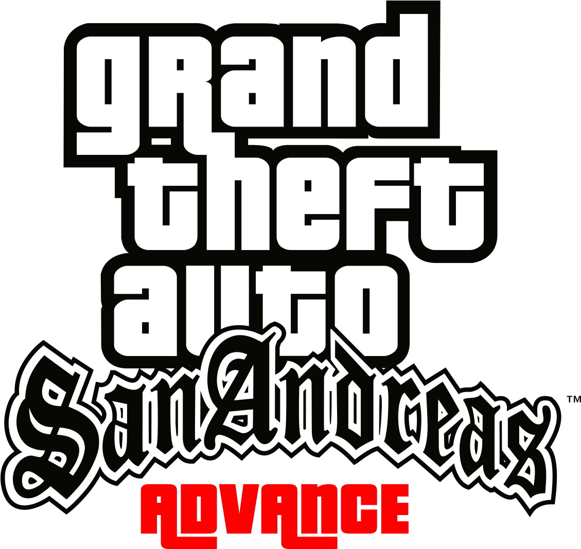 Add Media Report Rss Gta San Andreas Advance Logo - Grand Theft Auto: San Andreas (1352x1194), Png Download