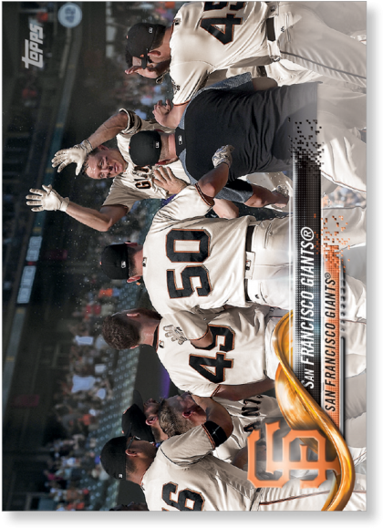 2018 Topps Baseball Series 2 San Francisco Giants - Poster (700x700), Png Download