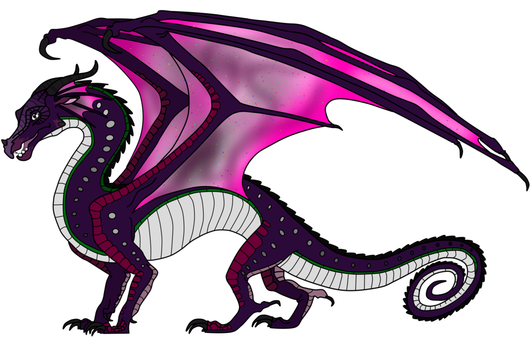 Wings Of Fire Rainwing Nightwing Hybrid (1119x713), Png Download
