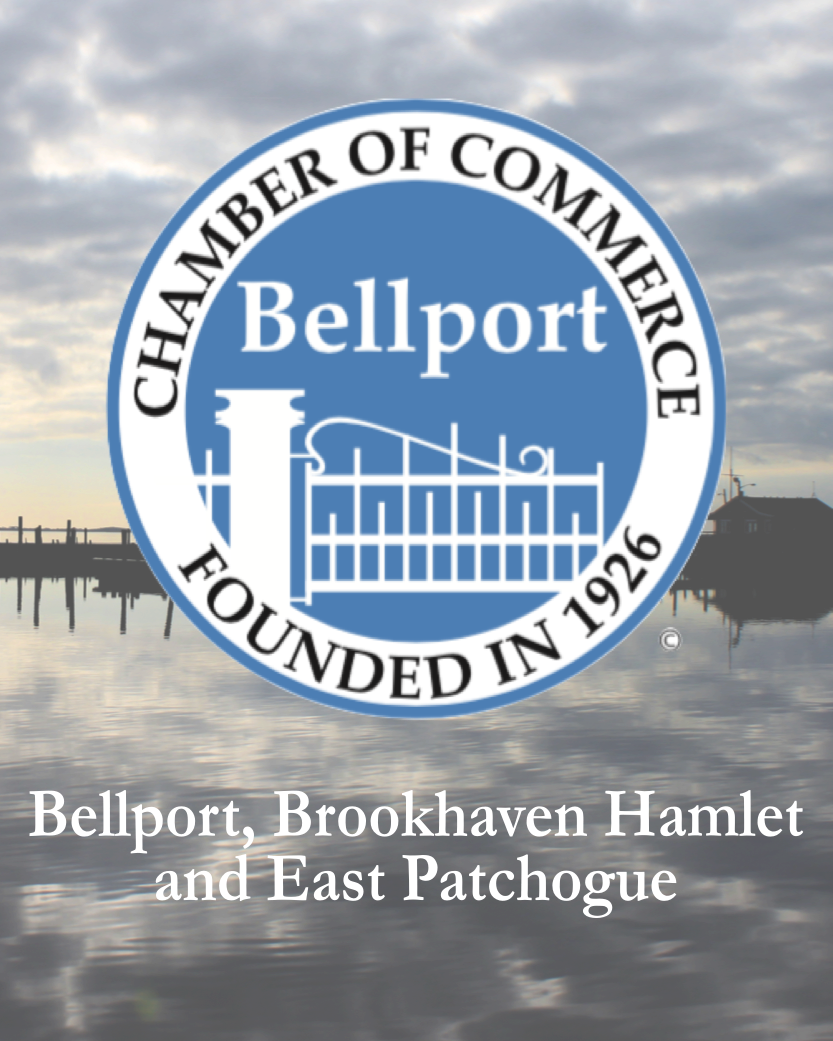 Bellport Chamber Of Commerce Header - Signage (833x1041), Png Download