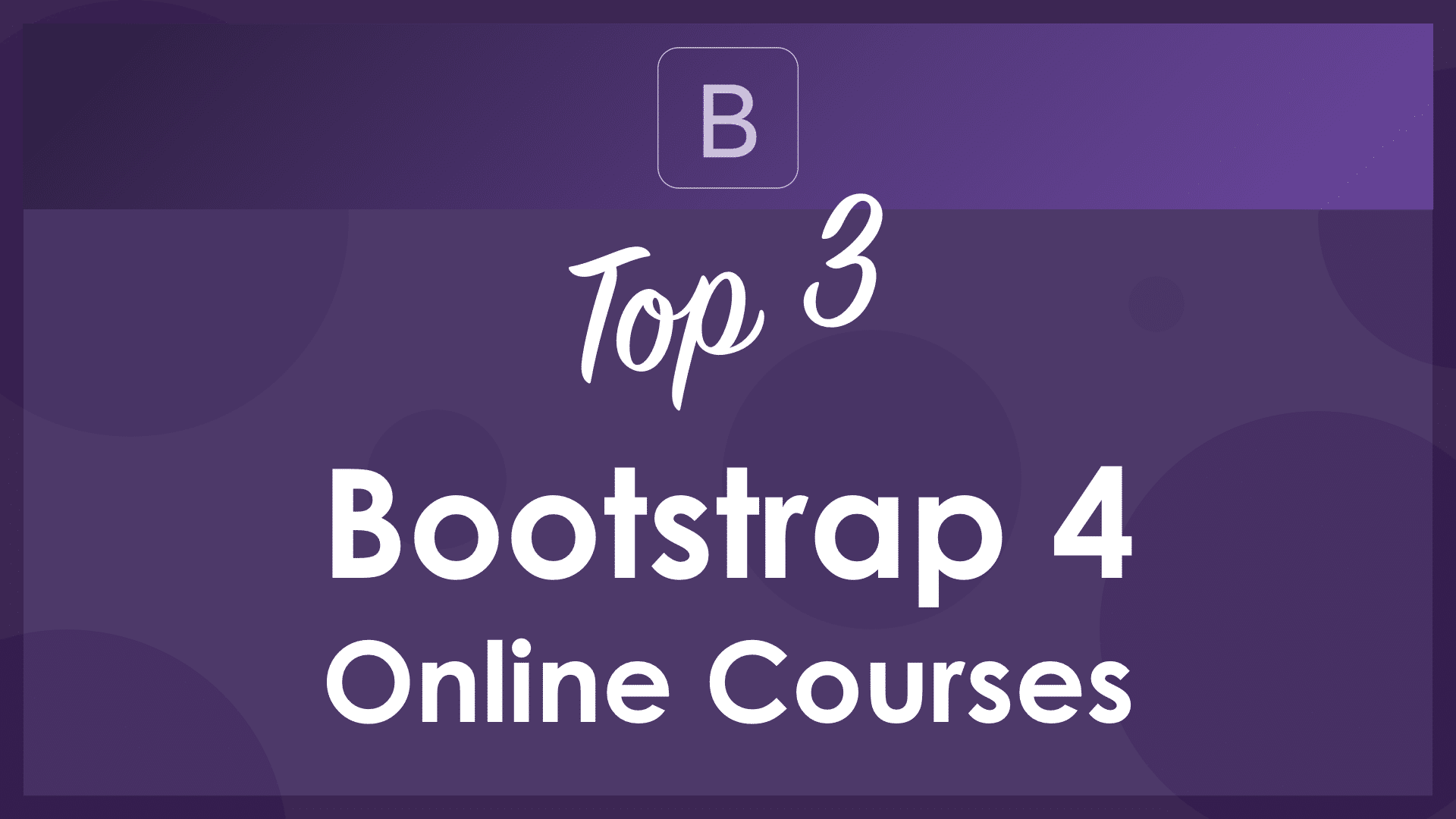 Bootstrap Courses (1920x1080), Png Download