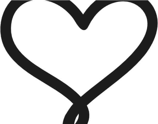 Drawn Heart Heart Outline - Heart (640x480), Png Download
