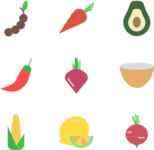 Fruits And Vegetables (600x564), Png Download