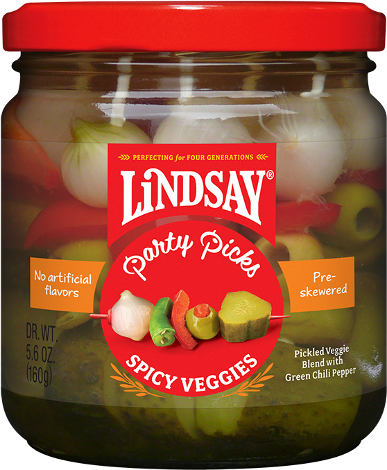 Spicy Veggies - Lindsay Party Picks Olives (900x1200), Png Download
