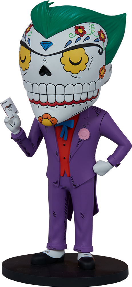 Unruly Industries The Joker Calavera Designer Toy - Joker (480x1000), Png Download