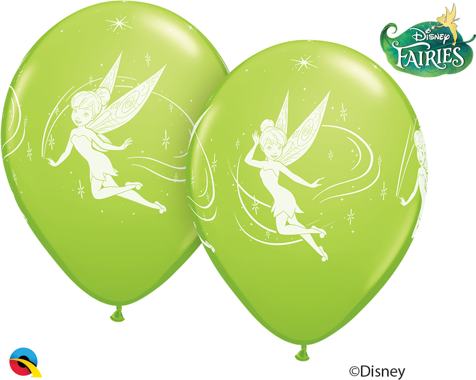 Tinkerbell Balloons Png (1000x800), Png Download