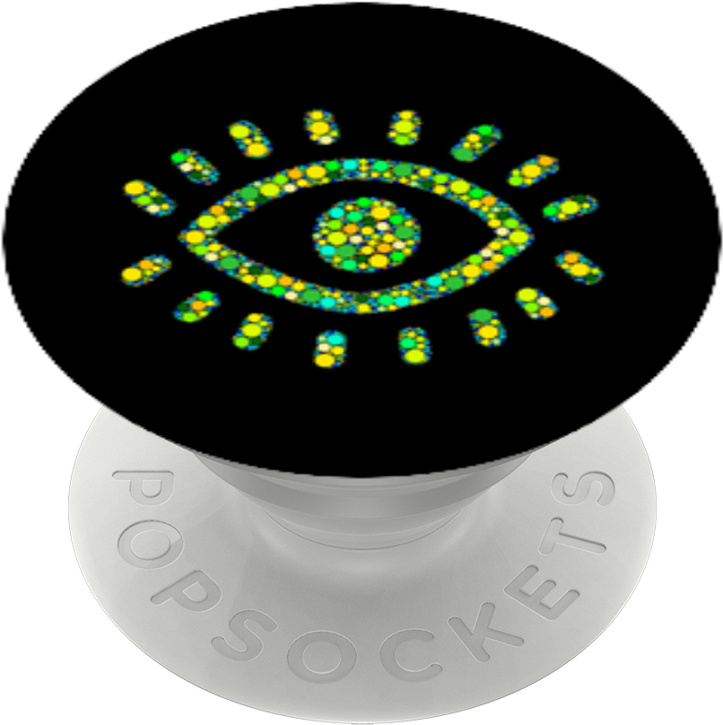 Ishihara Evil Eye, Popsockets - Circle (989x1000), Png Download