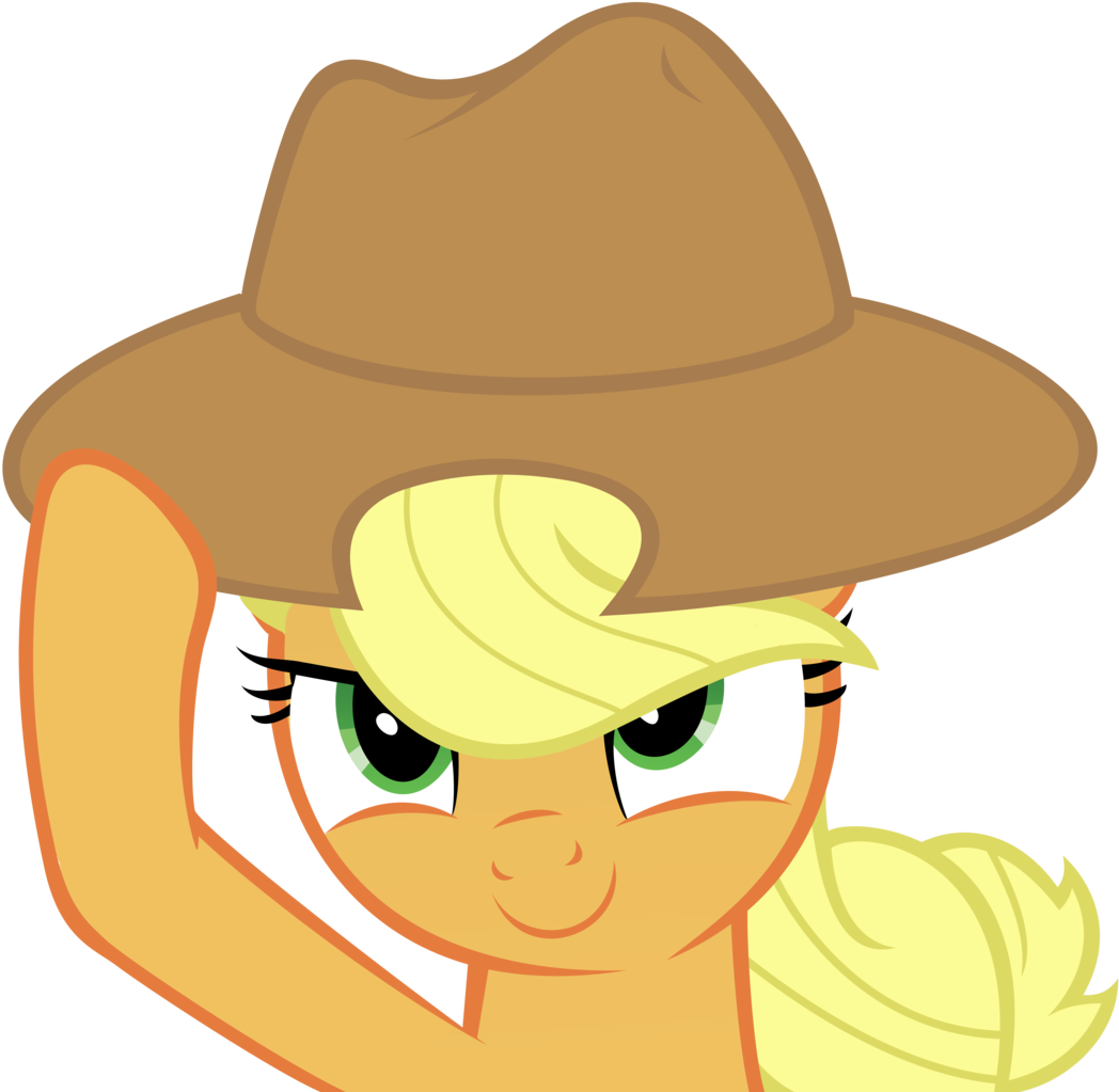 Mastermcnugget, Safe, Simple Background, Transparent - Applejack (1113x1024), Png Download