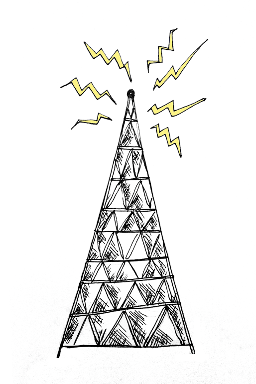 A Thank-you Note To Brock Radio - Triangle (514x771), Png Download