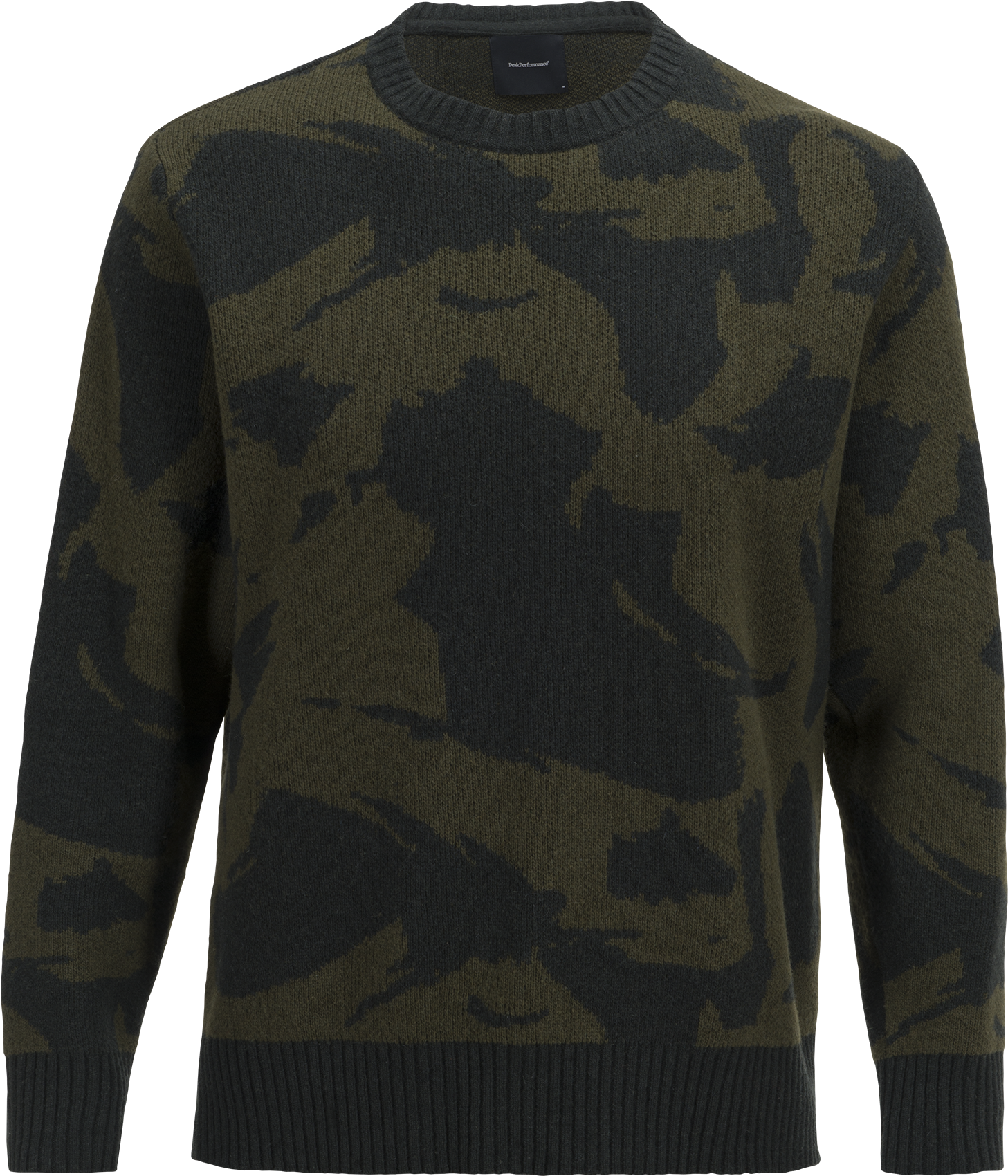 Men's Grid Crew Neck Pattern - Sweater (1500x2000), Png Download