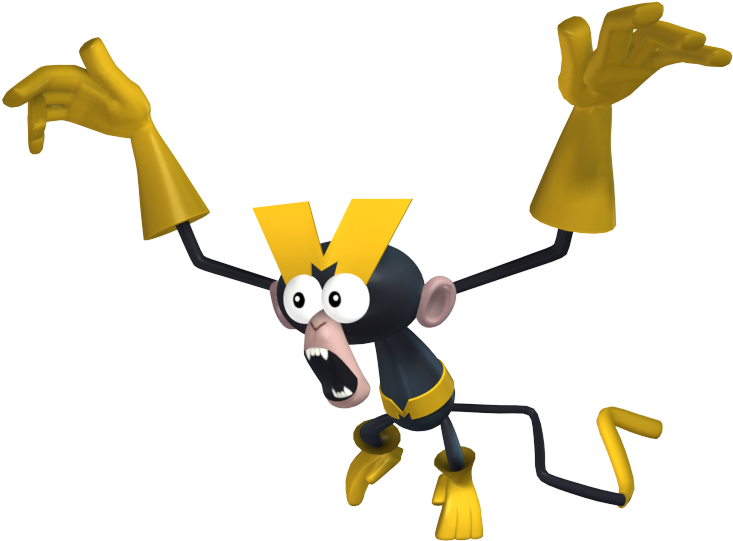Cartoon Monkey Fotos - Cartoon Network Punch Time Explosion Xl Johnny Bravo (1280x720), Png Download