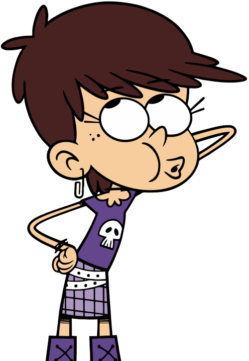 House Vector - Loud House Luna Dog (500x726), Png Download