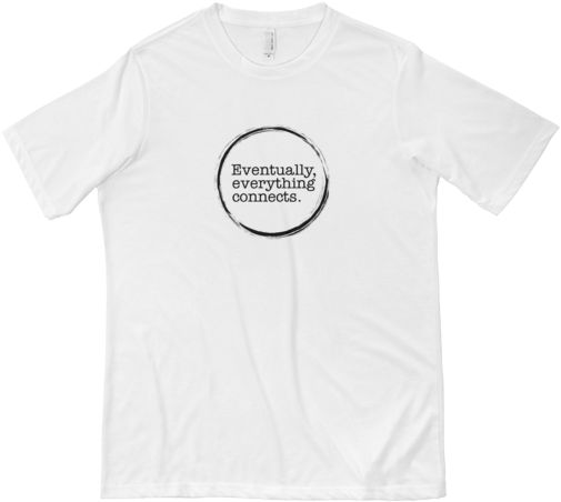 Everything Connects Short Sleeve T-shirt - Active Shirt (600x600), Png Download