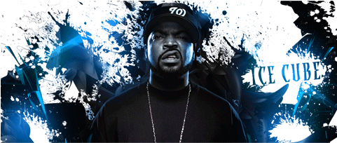 Ice Cube Photo Illustration - Ice Cube Rapper Background (500x667), Png Download