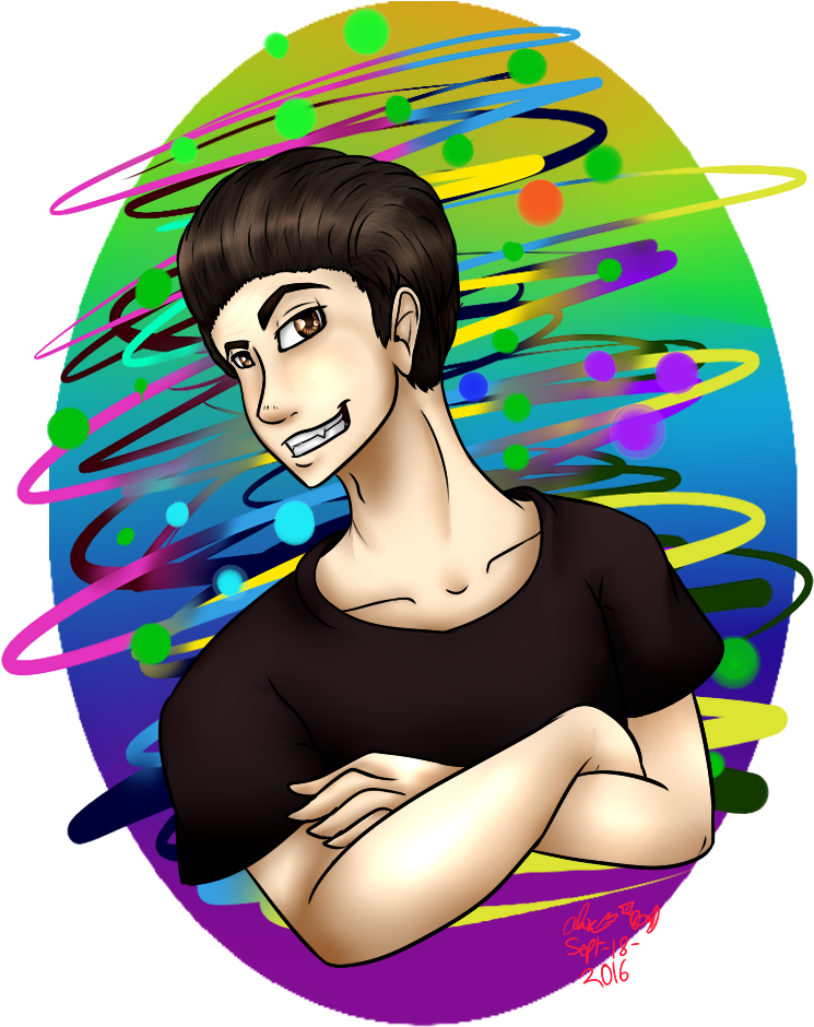 Brendon Urie [first Drawing] - Illustration (950x997), Png Download