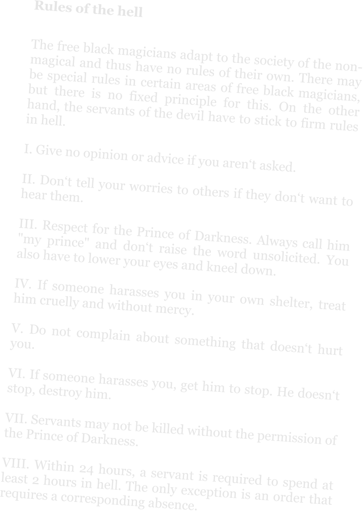 Rules Of The Hell The Free Black Magicians Adapt To - Document (716x1008), Png Download