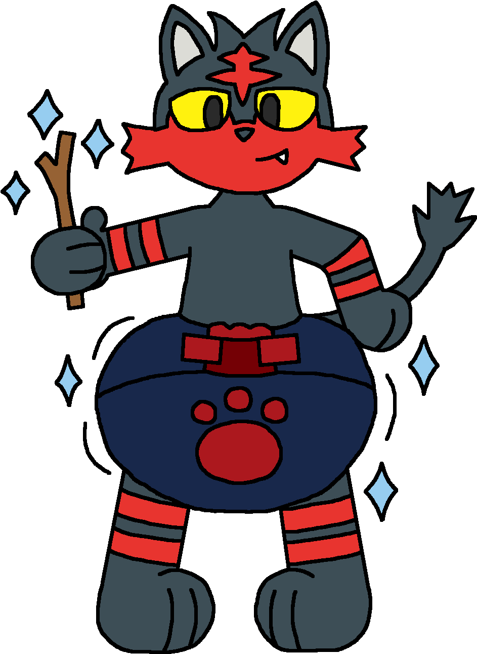 Desmond The Magic Litten - Cartoon (1051x1414), Png Download